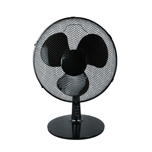 16 Inch Black Color Portable Electric 3 Speed Table Fan - CE