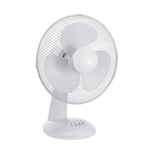 Electric Fan for Home 12 Inch White Table Fan
